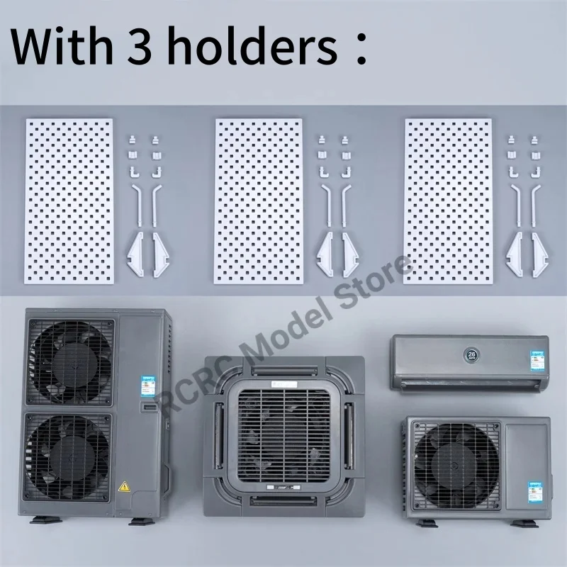 USB Mini Aria Condizionata Re-ment Miniature Giocattolo Casa Delle Bambole Per 1/14 E 1/12 Casa Delle Bambole Mobili Decorazione FAI DA TE