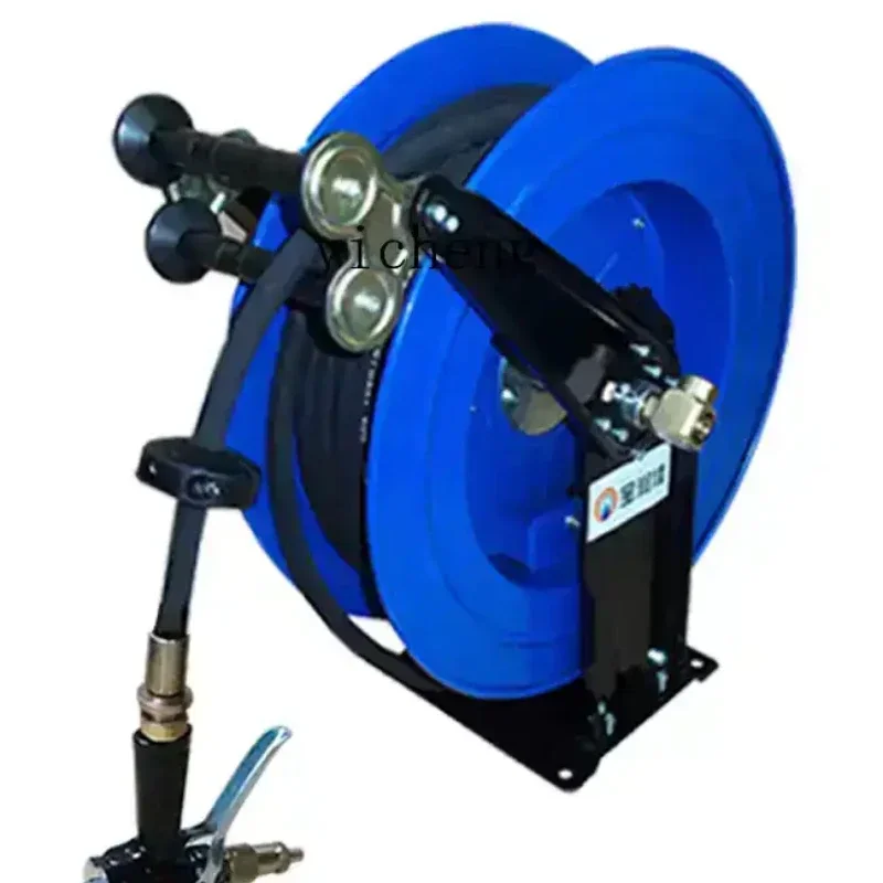 

Автоматическая телескопическая катушка для труб, 30-метровая промышленная пружинная катушка для втягивания воды, прижимная катушка для трахеи