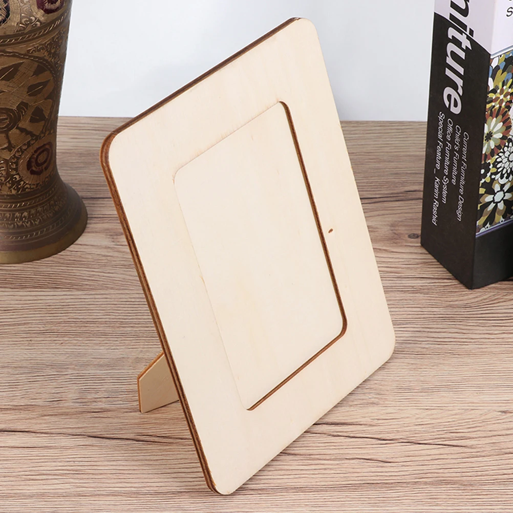 

Artwork Frame Wooden Hand-painted Photo Clay Diy Picture Set Crafts