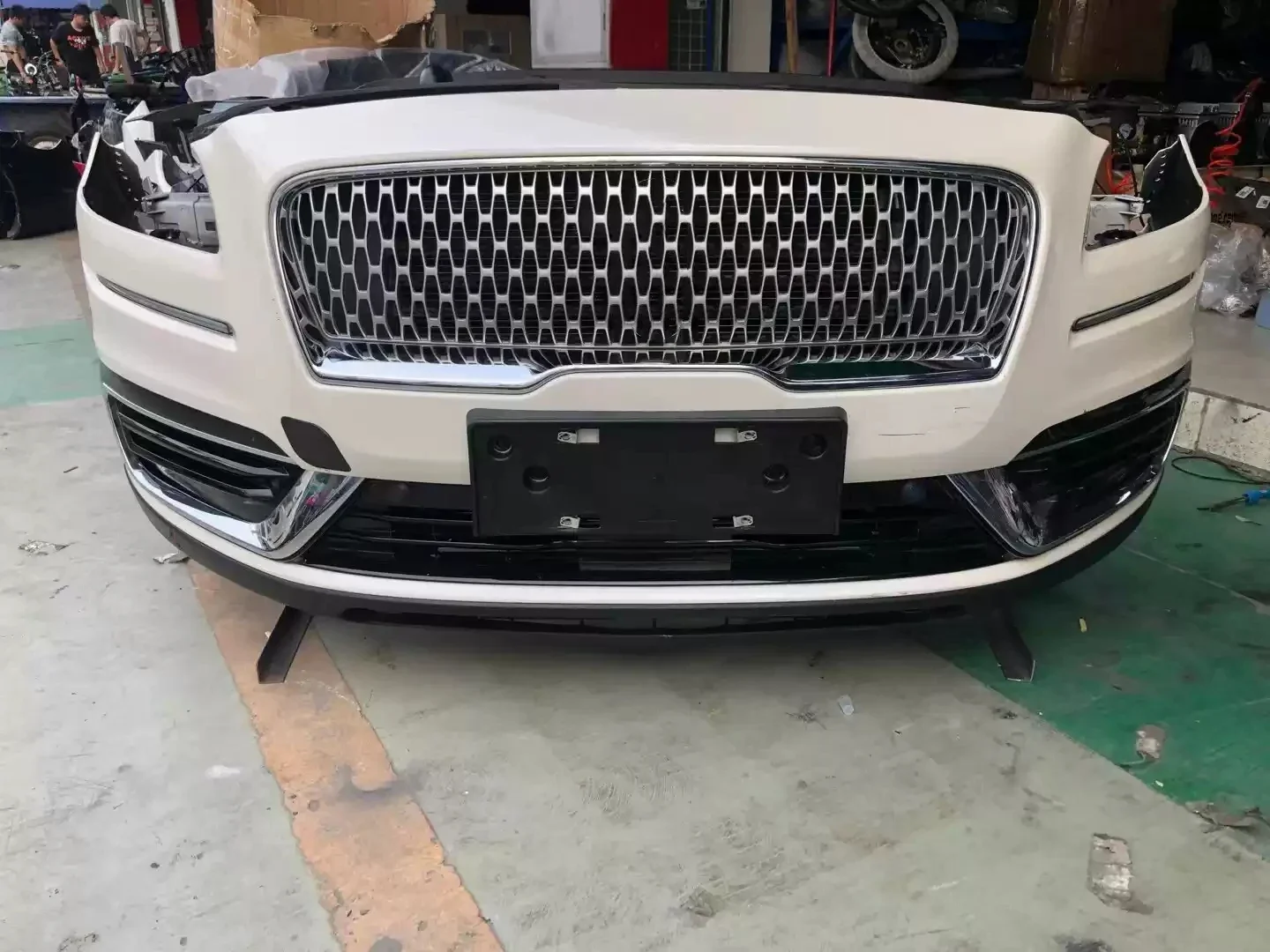 Front Bumper Front Face Mask Assembly Grill Grille for Lincoln Nautilus
