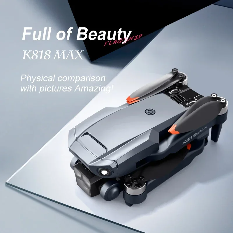 K818MAX RC Drone 4K HD Five Camera Helicopter Profesional Brushless Drone RC Plane Toys FPV Avoidance Drone Profesional Plane