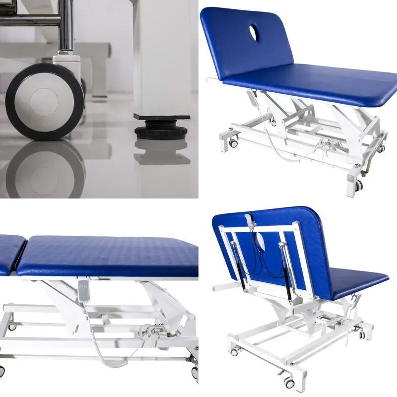 Electric Adjustable Beauty Bed Wide Massage Table for Osteopathic Rehab Diagnosis Treatment Examination Furniture