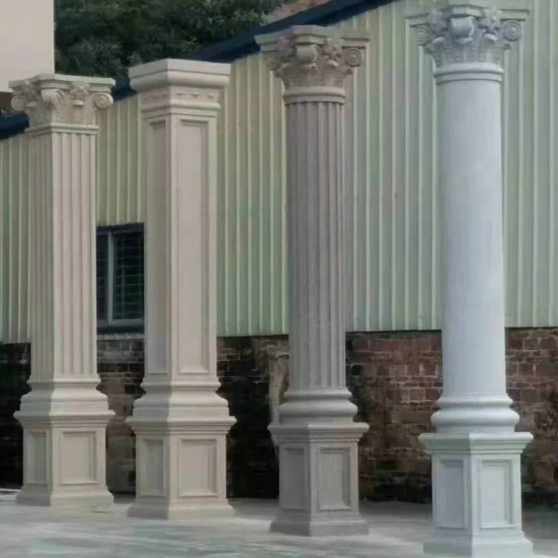 

Durable ABS Square Concrete Roman Pillar Mold, Form Work Moulding for House Construction, Roof Support Moulds, 30cm/ 11.81in Dia