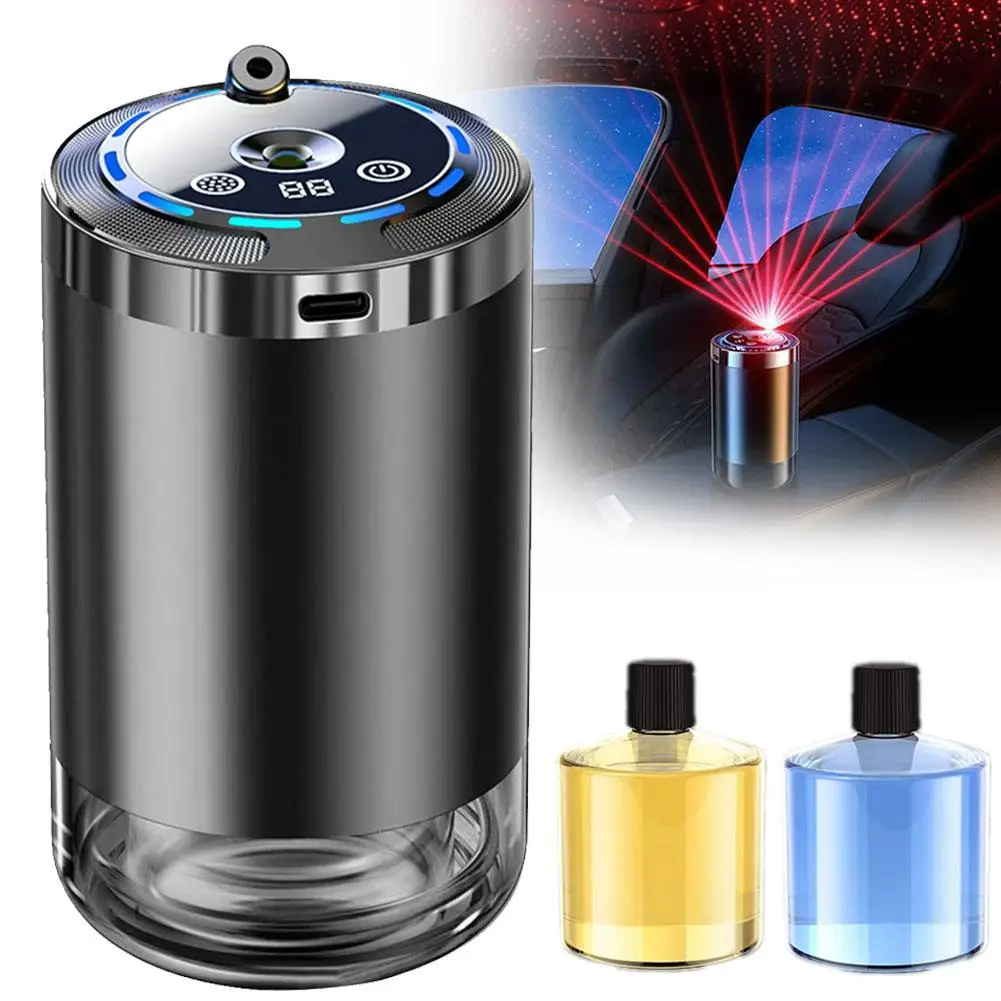 Difusor de Ar Elétrico para Carro, Umidificador de Ar com Aroma, Aromatizador de Carro, Eliminador de Odor, Acessórios para Automóveis