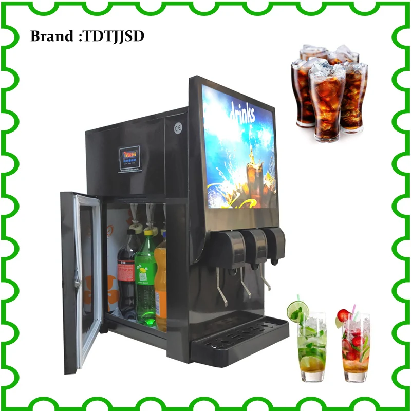 220V/110V Coke Vending Machine Freezing Coke Machine 3 Flavors Of Beverage Machine