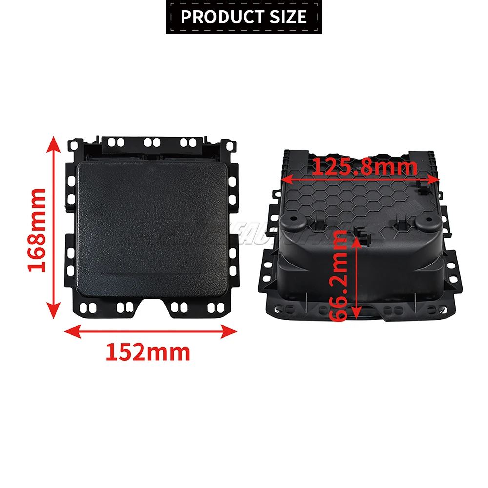 Picture 3: New 7N0862533 for VW Golf Sharan MK2 Tiguan MK1 Seat Alhambra MK2 Dual Cup Holder Rear Drinking Cup Bracket Black Car Accessorie
