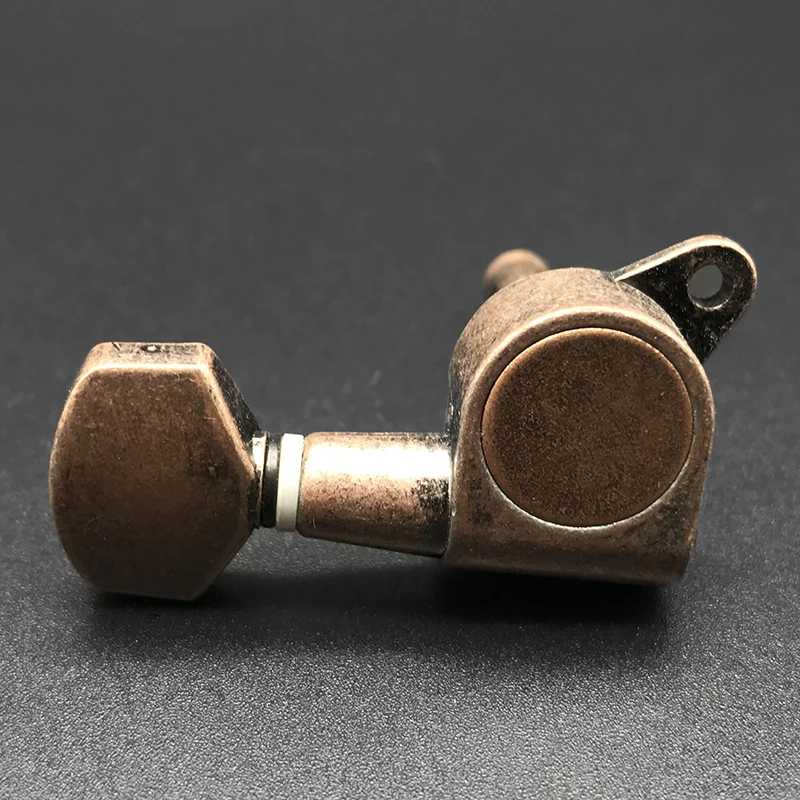 Niko Vintage Style Bronze Guitar Tuning Pegs Locking Tuners