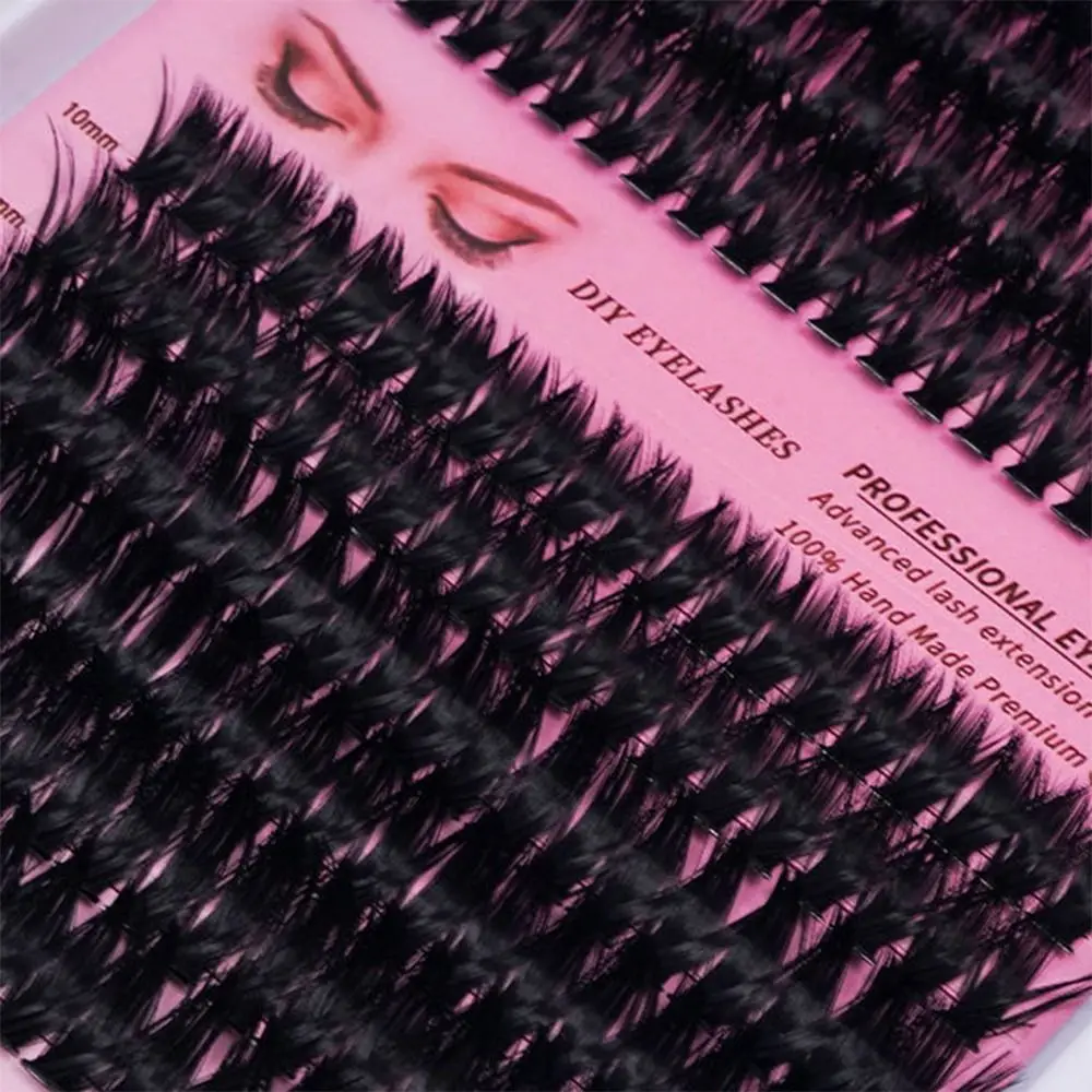 韓国風 DIY つけまつげ 3D ナチュラル D カールまつげ DIY まつげエクステンション 濃密スタイルまつげ 女性用