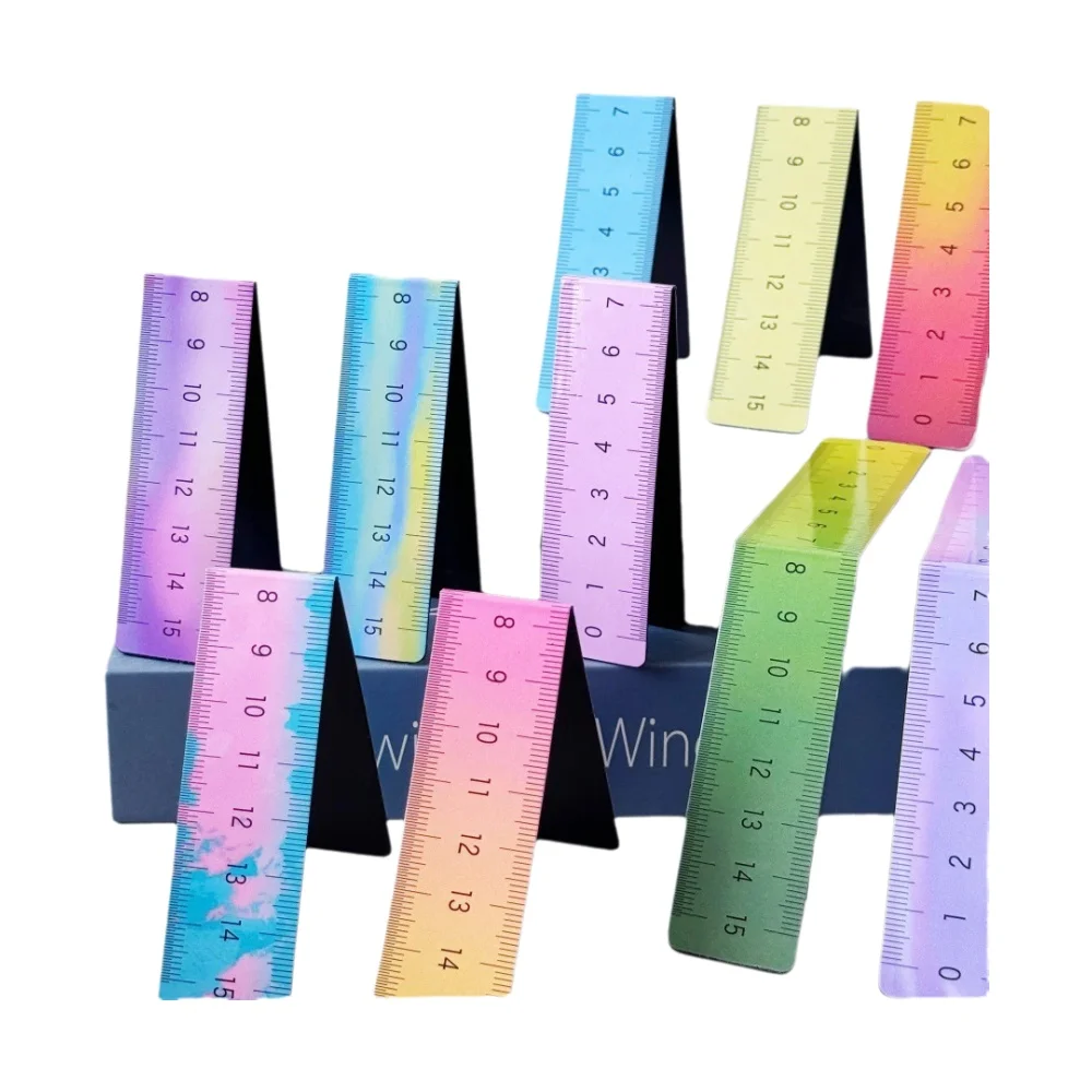 Bview Art 5 pièces ensemble de règles pliables et de signets magnétiques-support de page créatif idées cadeaux de papeterie