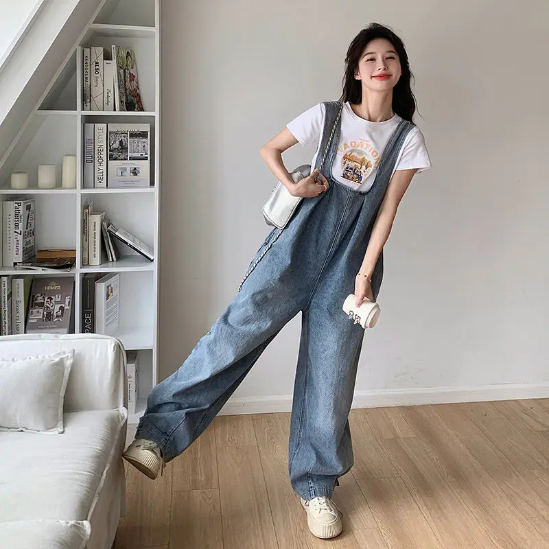 

Elegant Jumpsuits Women Women'S Plus Size Overalls Dot Ruffled Strap Crinkle Snap Closure Polychrome Draped Outfits Daily Wear