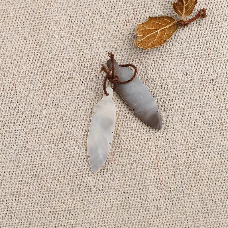 B&F Canadian Ammonite Earring Beads, Handmade Natural stones beads, Polished Stones for jewelry Making Supplies