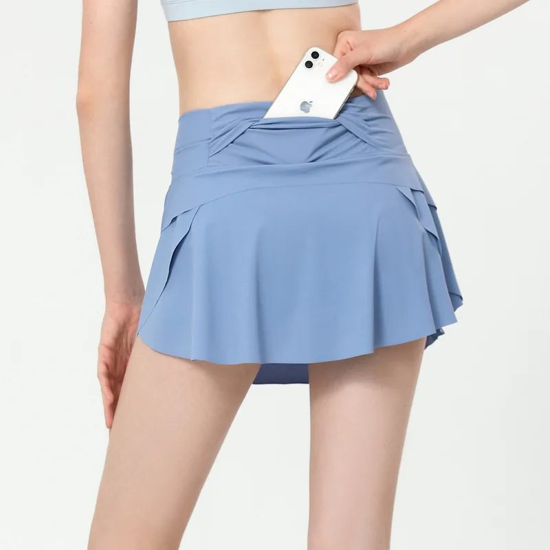 Women Sports Shorts Comfortable Ballet Dance Costume Stretch Quick Dry Running High Waist Shorts Solid Color Close-fitting Skirt