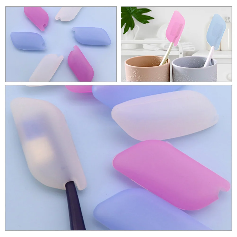 Étui de protection en silicone pour brosse à dents, housses de ménage, équipement de sauna, étuis dentaires