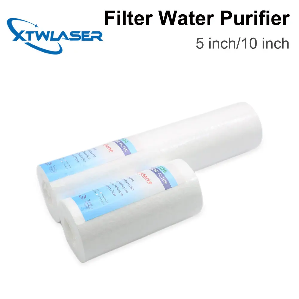 Filtro purificador de agua para enfriador lรกser de fibra, filtro de resina deionizada con lรกser de 5/10 pulgadas