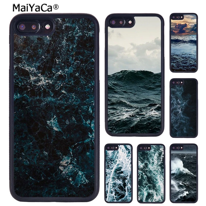 MaiYaCa Ocean Rough Sea Phone Case For iPhone 16 15 14 plus 11 12 13 Pro  XR XS Max coque Cover Shell