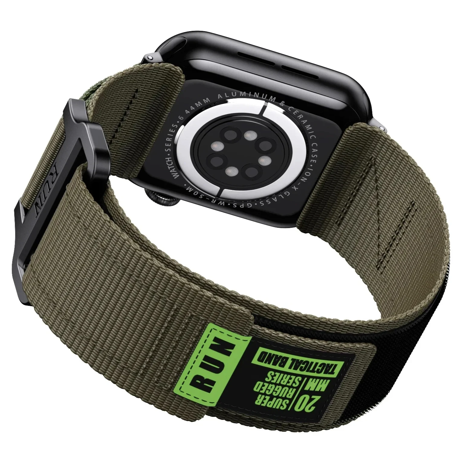 Nylon Band Loop for Apple Watch Ultra 49mm Sports Strap for iwatch Series 10 9 8 7 46mm 42mm 44mm 6 5 4 41 45mm 38 40mm Bracelet