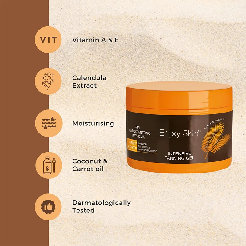 Tanning Essence Body Milk Smooth Skin Exfoliating Wheat Bronze Sunlight Tanning Tanning Scrub 200g