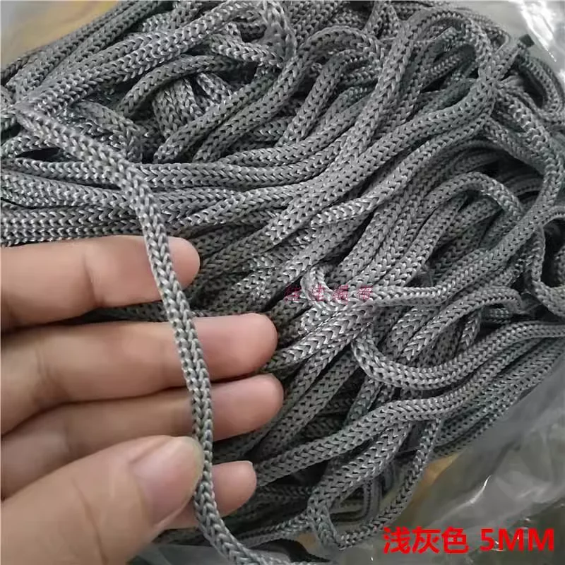 65m/PCS Dia.5mm Polypropylene rope hammock DIY rope gift box portable backpack hollow exhibition tag badge grey, black,white