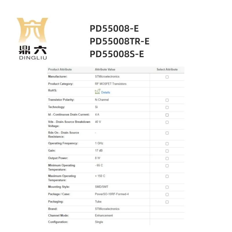 PD55008-E PD55008TR-E PD55008S-E PowerSO-10 IC