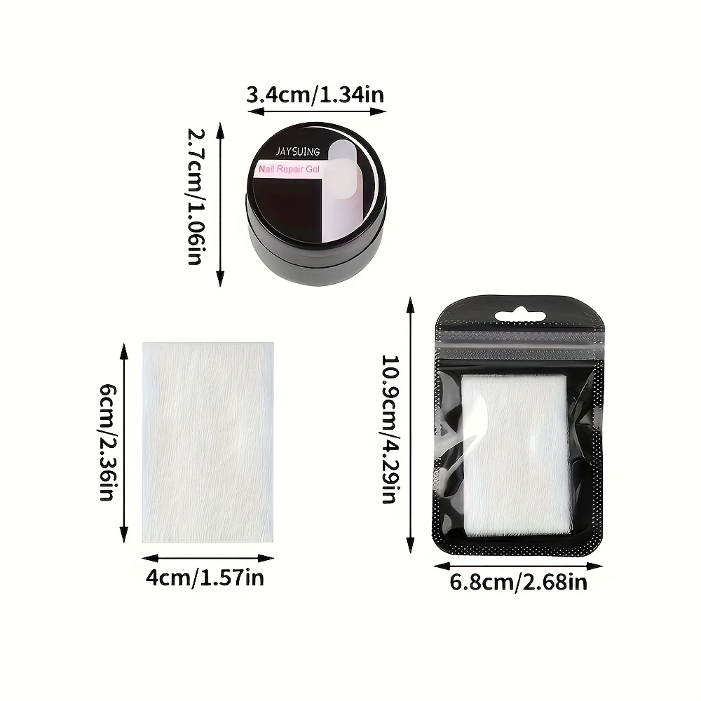 Fiber Nail Set Pijnloze verlenging Fiber Manicure Nagelverlengingsset