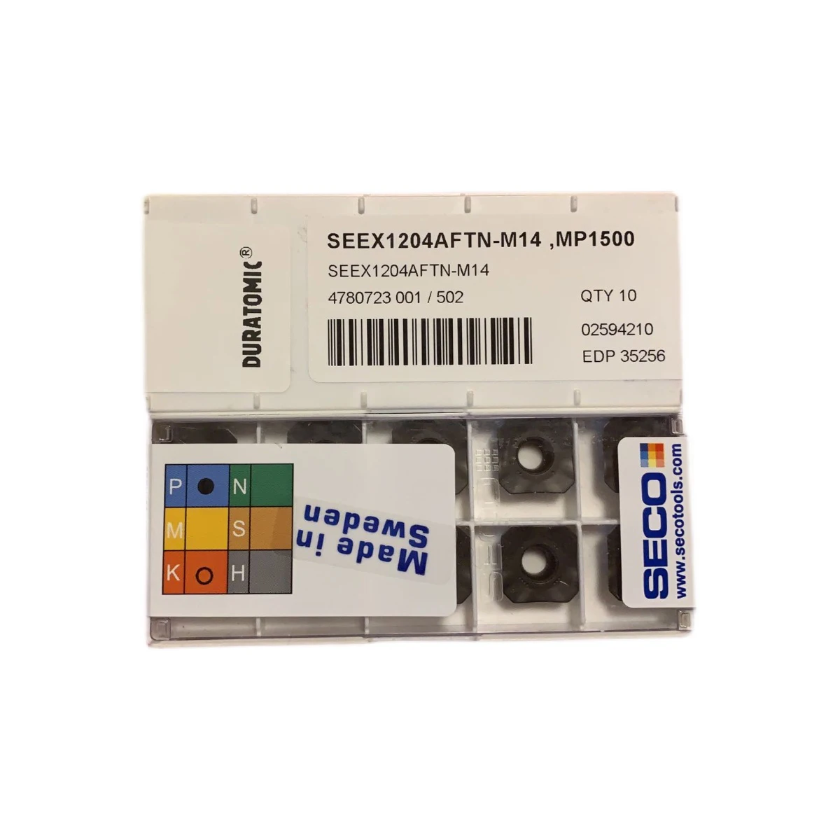 

100% Original SEEX SEEX12 SEEX1204 SEEX1204AFTN Inserts - M14 MK2050 MK1500 MP2500 MP1500 F40M Milling/Turning CNC Tools