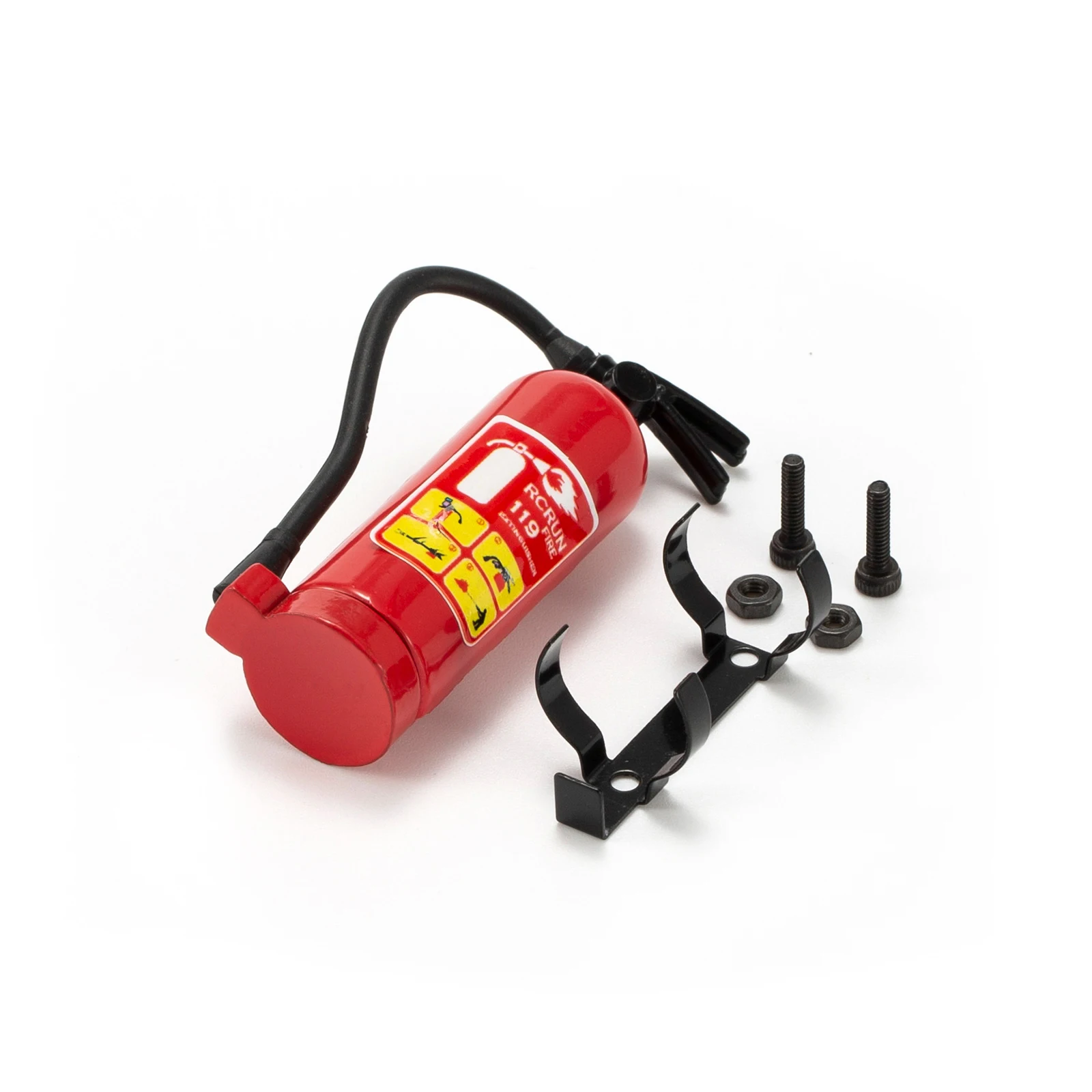 1/10 Scale Metal Shovel Axe Fuel Can Fire Extinguisher Tool Accessories for RC Crawler SCX10 TRX4 Capra Tamiya RC4WD Decoration