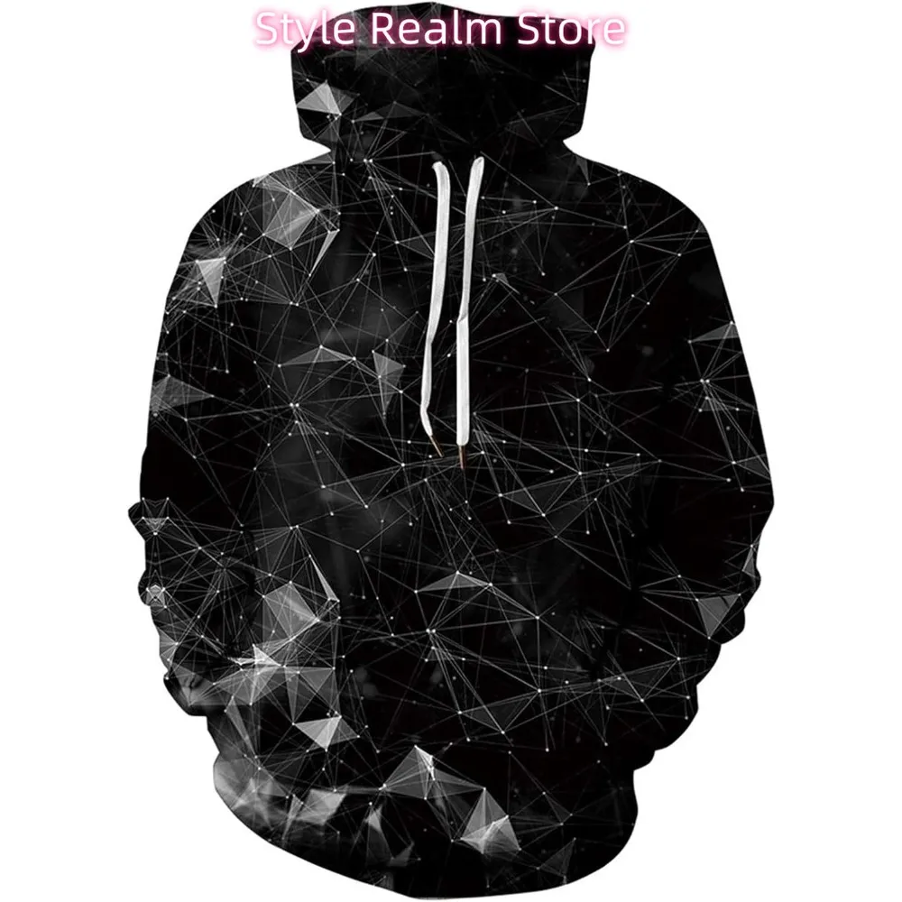 Sudaderas con capucha con estampado 3D de Black Diamond para hombre - Sudadera gráfica para mujer adolescente