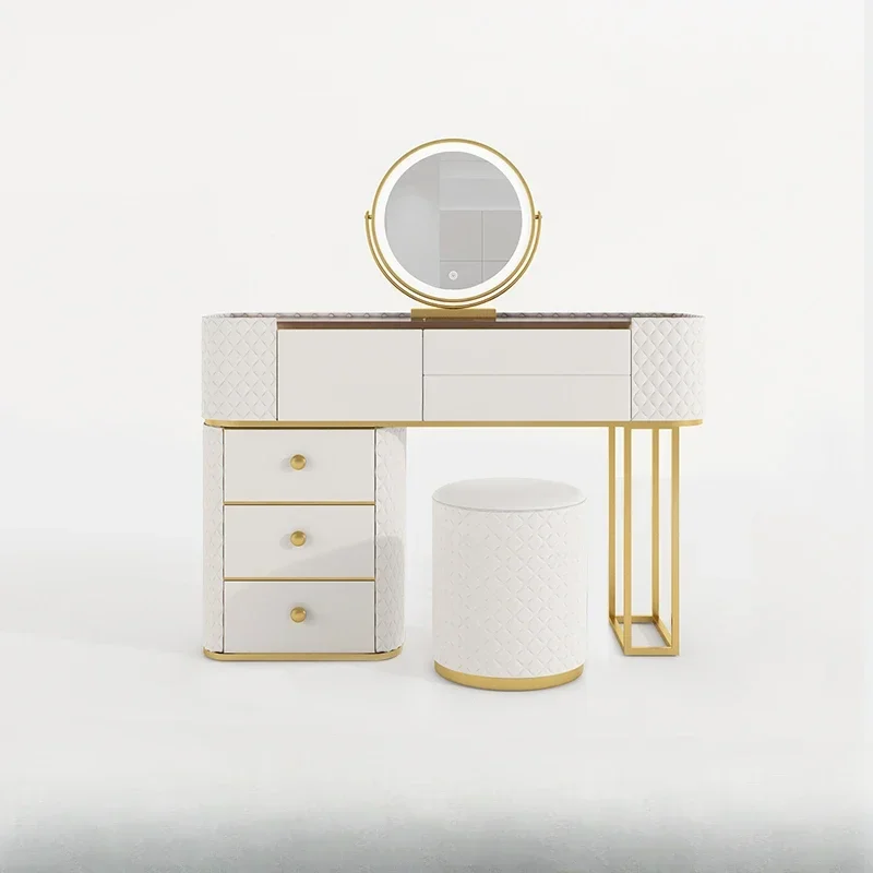 Dressing Rooms Furniture Makeup Nightstand Comfortable Bedroom Storage Cabinet Small Vanity Desk Portable Comoda Nordic Luxury