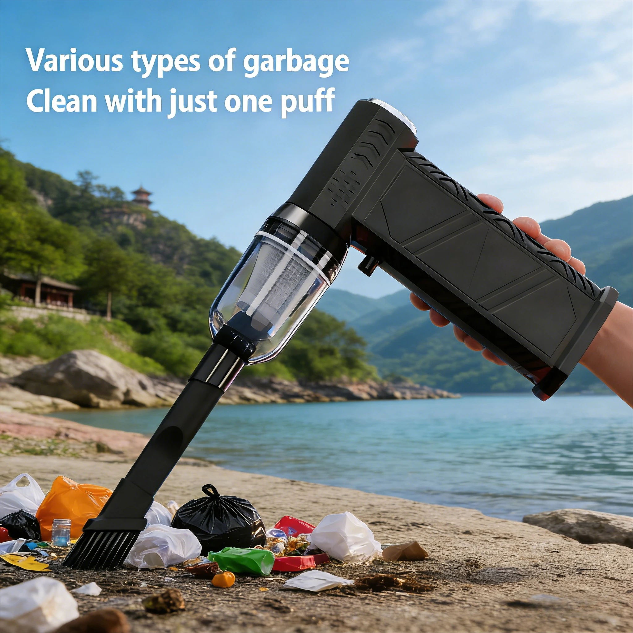 

X9 380000 об/мин 58 м/с Ветровой монстр | Бесщеточная воздуходувка-пылесос 2-в-1, перезаряжаемый турбопылесос с зарядкой Type-C