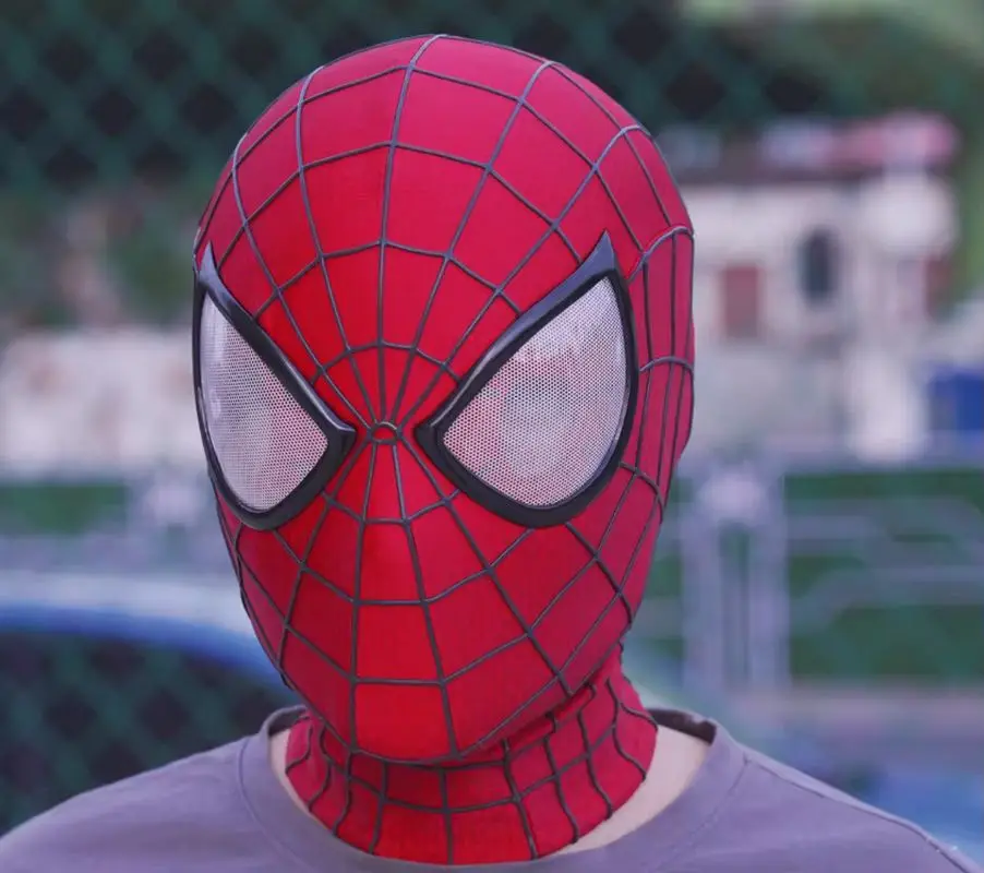 SpiderMan 2 Handcrafted High-Quality Mask Garfield's Version of Peter Parker for Halloween Cosplay Xmas Gift Collectible Toy image 4