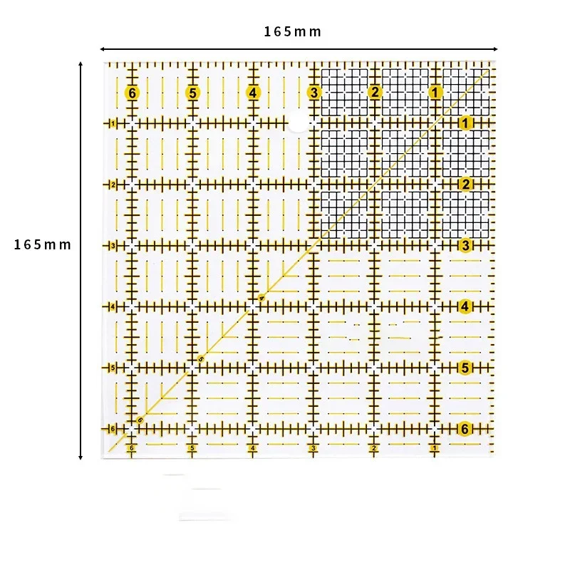 Cięcie odzieży plastikowa linijka do pikowania akcesoria do szycia narzędzia do patchworku krawiec Craft Scale Rule Drawing Supplies L Shape