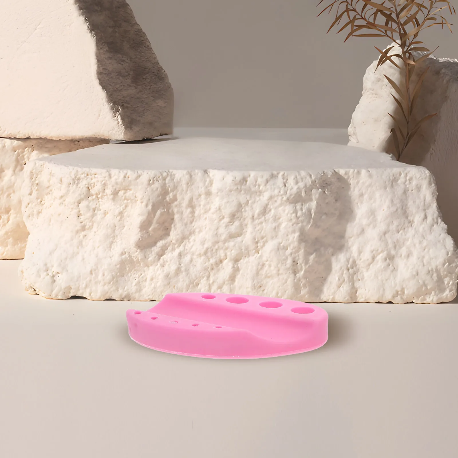 

1 шт., 9-трубная стойка для пигментов, силиконовый держатель для чернил, стаканчик для инструментов для татуировки бровей, компактная подставка, вмещает ручки и ватные тампоны фиолетового цвета