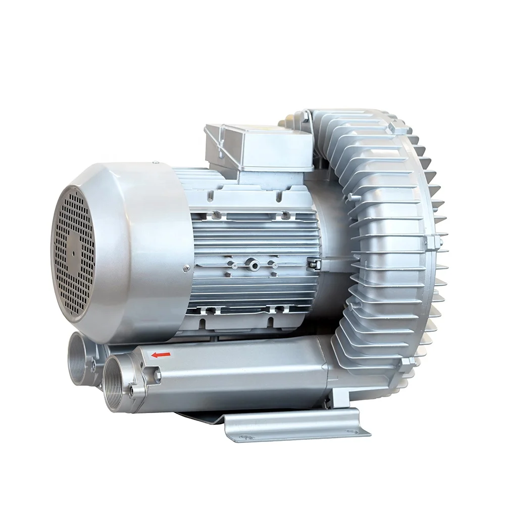 Hot Sale 5.5KW Three Phase Industrial Air Blower High Pressure Vortex Air Vacuum Pump CNC Router