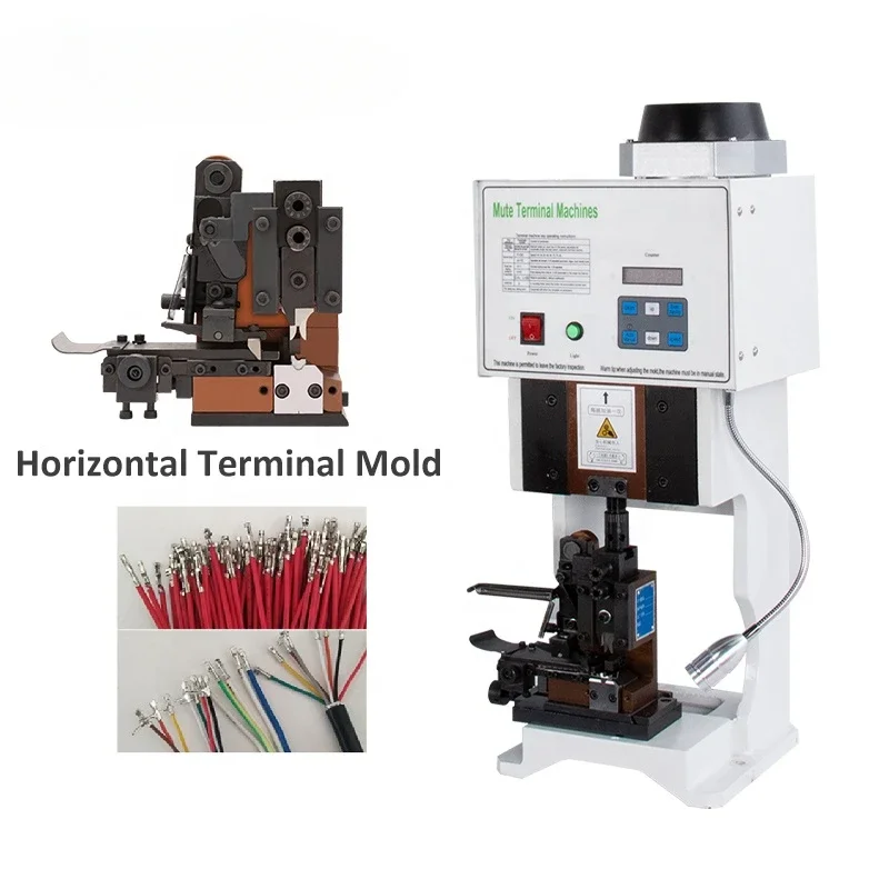 Semi-automatic Mute Terminal Crimping  Machine,EW-09C 2T-4T Cable Wire Terminal Crimping Machine