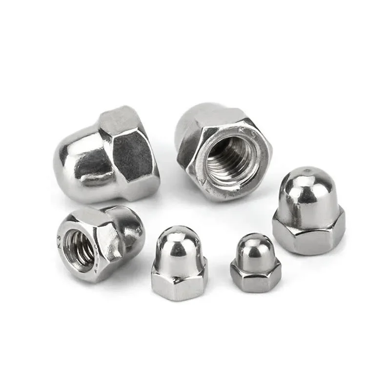 10/20/50/100Pcs UNC Acorn Nuts Semicircle Dome Nuts 6#-32 8#-32 10#-24 1/4-20~1/2-13 304 A2 Stainless Steel US  Dome Cap Nut