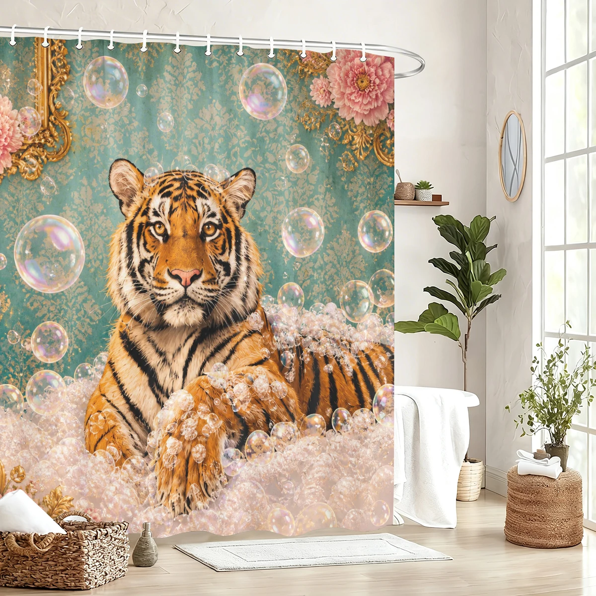 cortina-de-banheira-de-poliester-com-estampa-artistica-decoracao-estilosa-para-banheiro-cortina-de-chuveiro-tematica-Unica-para-o-banheiro-de-casa