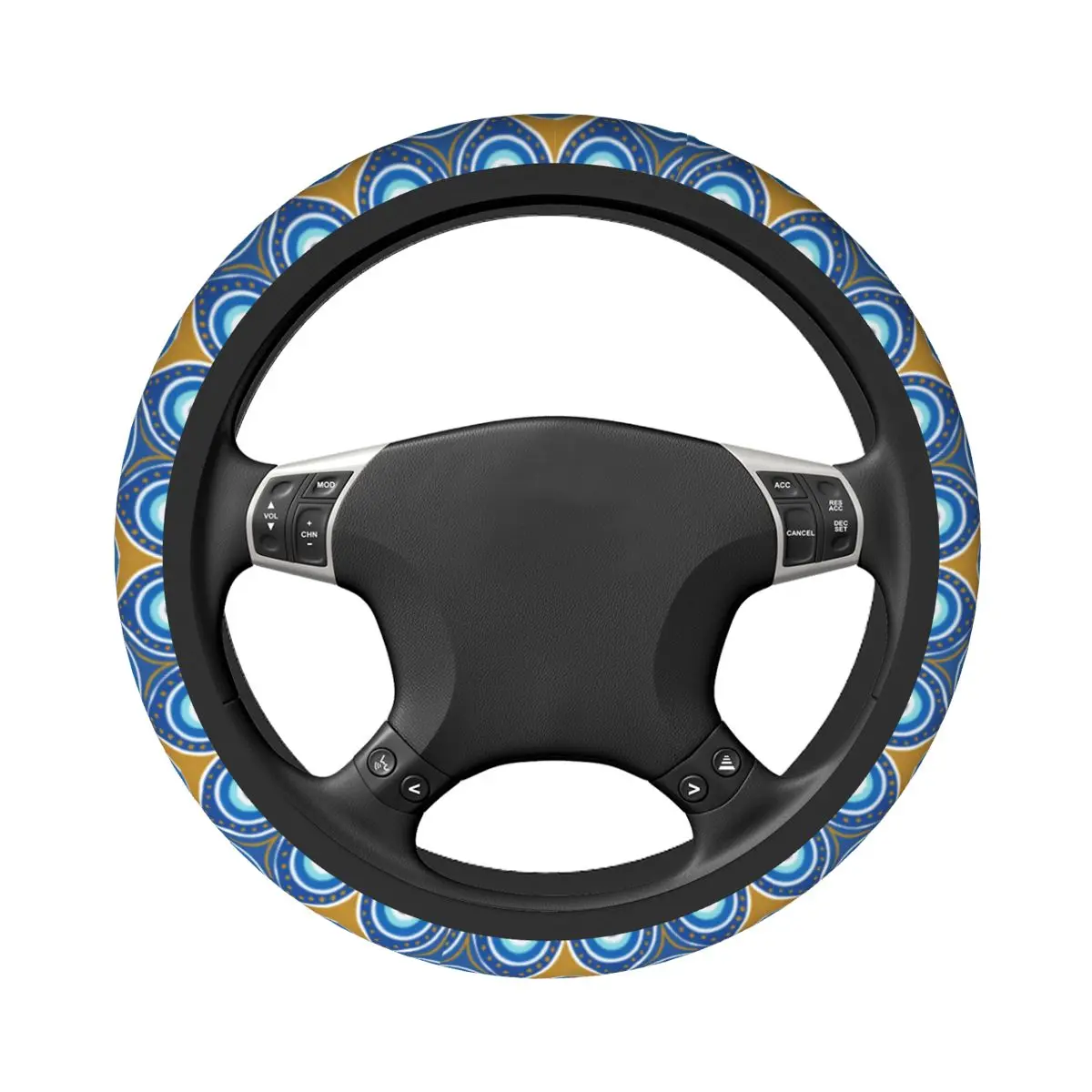 Steering Wheel Covers Nazar Evil Eye Lucky Charms Blue Turkish Greek Amulet Braid On The Steering Wheel Cover Car Accessories