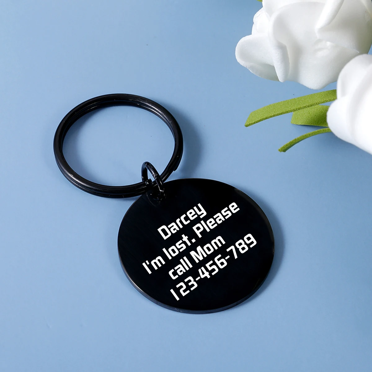 1pc Creative cool letters Custom Name and text Cat Tags Engraved Personalized Dog Tags Pet ID Name Collar Tag For Pets