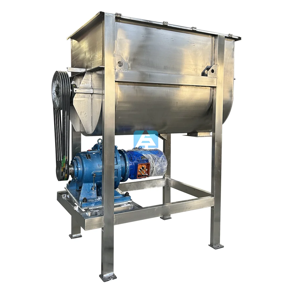 Price Paddle Substrate Mix Machine Ribbon Blender Dry Mixer Industrial Horizontal Stainless Steel Ribbon Mixer 12000 L