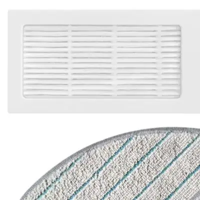 Side Brush Filter Mop Cloth Kit For ECOVACS DEE/BOT N20 N20 PLUS P/RO PLUS Ro/bot Vacuum Cleaner Replacement Parts Accessories