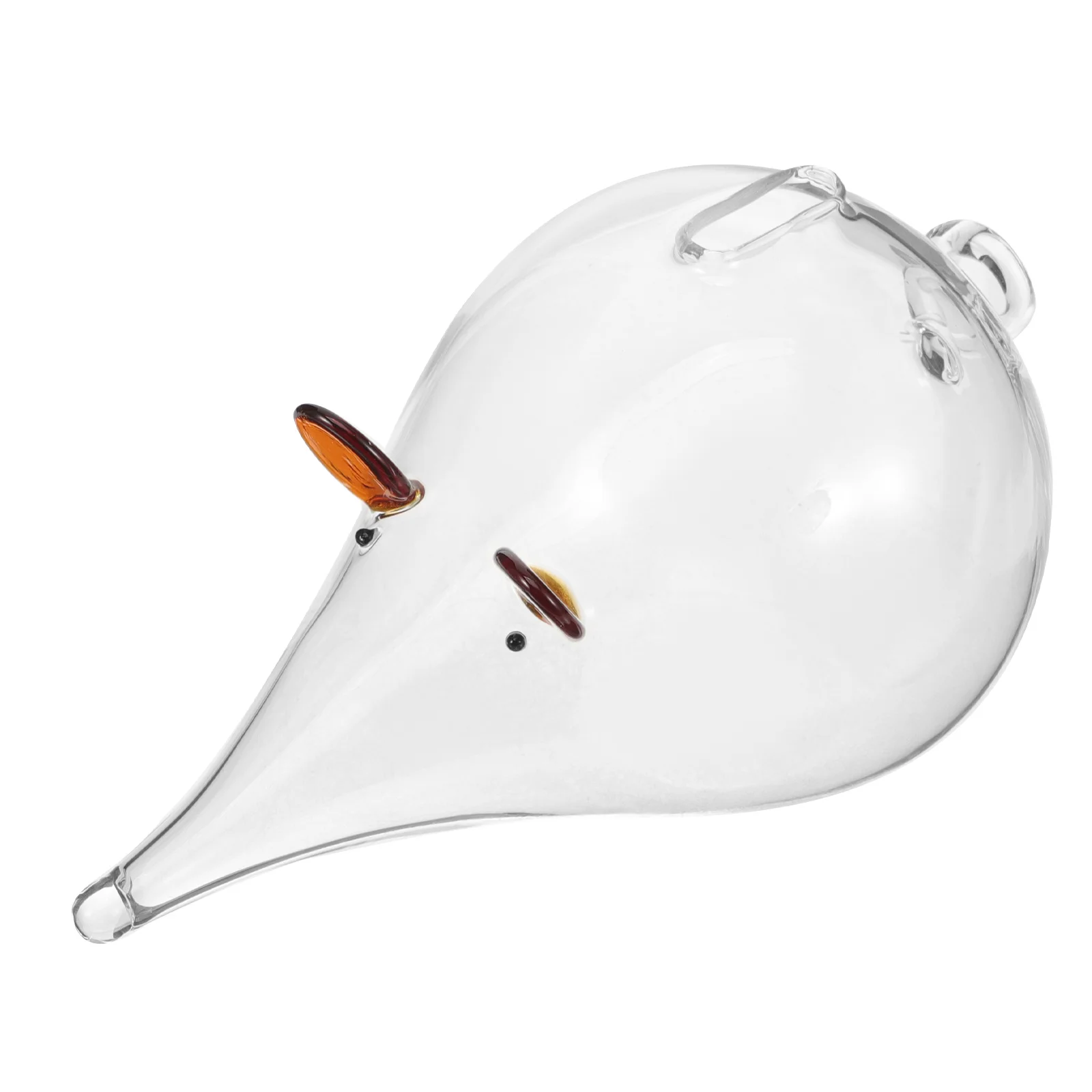 

Clear Glass Piggy Bank Little Mouse Design Bright Color Money Saving Box Decorative Coin Storage Household Clear Piggy Bank