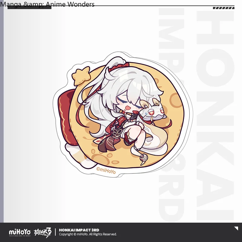 Presale Sunsyea Honkai Impact 3rd Official Merch miHoYo Original Authentic XGQX Series Q Version Refrigerator Magnet Kiana