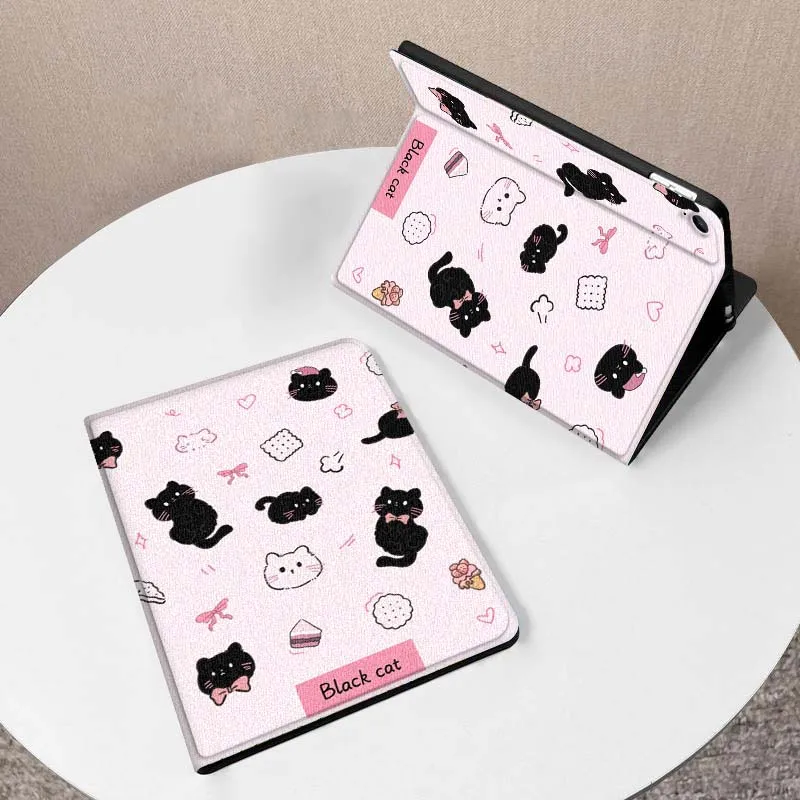 

Creative Black Cat Pattern For Samsung Galaxy Tab A7 A9 A11 S6 A A8 Lite Plus 2025 10.4 10.5 10.1 Inch Tablet Case