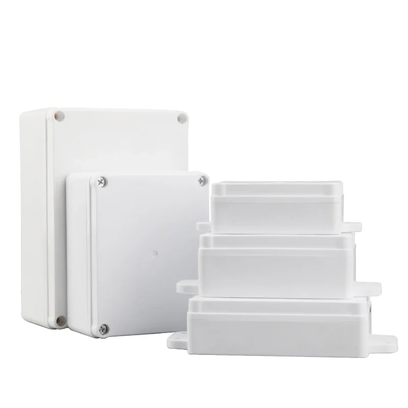 Waterproof Plastic Junction Box Outdoor Monitoring Control Button Box Lithium Battery Enclosure Weatherproof Enclosure Plastic S