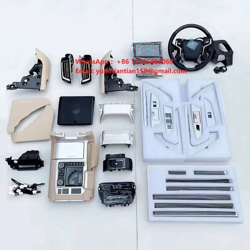 High Quality Interior for to YO TA Land Cruiser Dashboard Screen for Lc200 2008-2018 Modified to Lc200 2018-2021 New Style