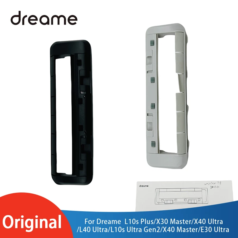 Original Dreame L10s Plus/X30 Master/X40 Ultra/L40 Ultra/L10s Ultra Gen2/X40 Master/E30 Ultra Main Brush Cover Accessories Parts