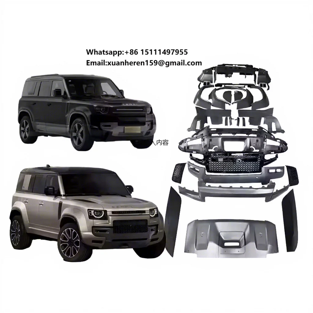 

Car Body Kit for Land Rover Defender Upgrade Octa Style BodyKit Parts Front Bumper Grille Wheel Arch Exhaust Defender Octa Parts