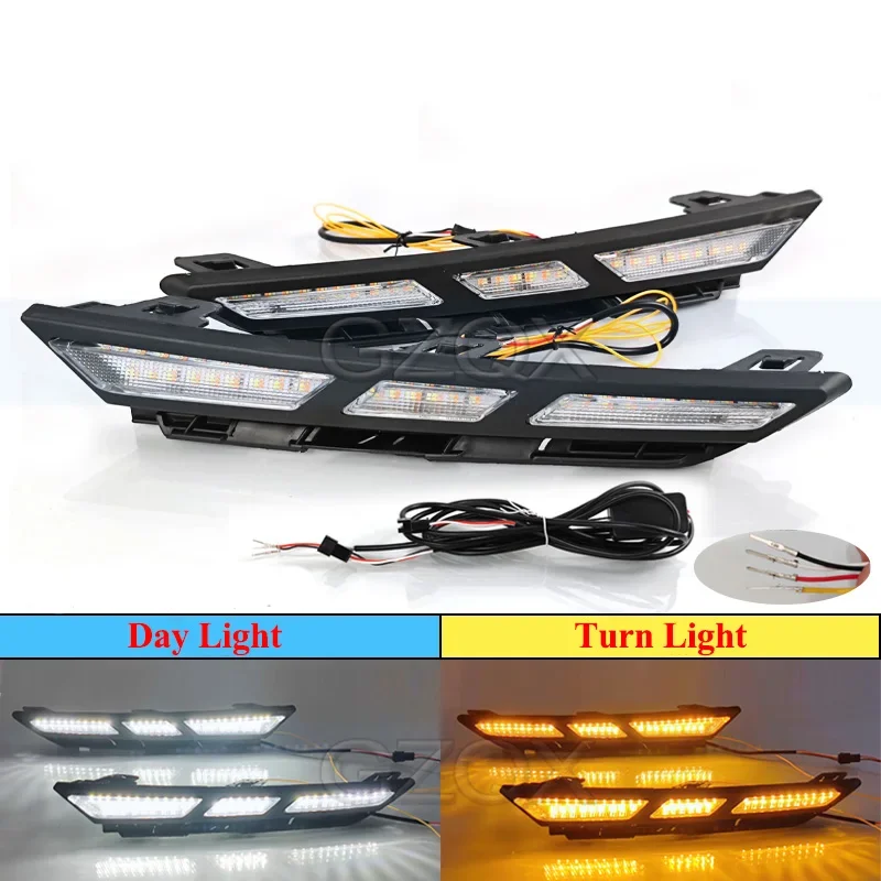CAPQX 1 Pair Modifying LED Daytime Running Light For Faw Besturn B70 2021-2023 Front Bumper Driving Decorative Light Foglight