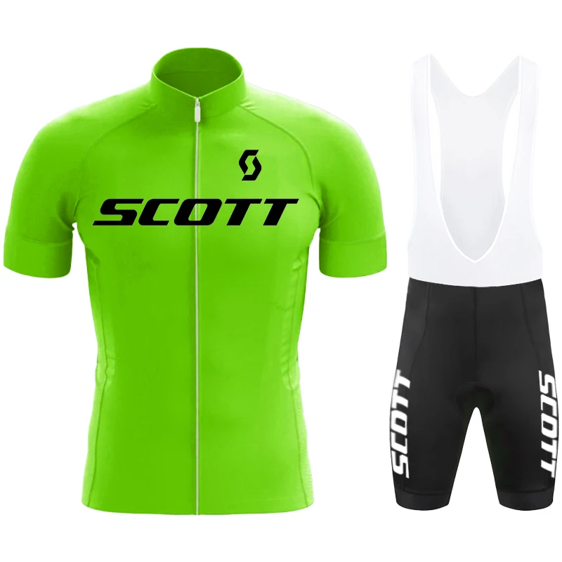 SCOTT Bike Jersey Men Cycling Gear Men Clothing Uniform Cycling Man Men\'s Sportswear Set Cycle Clothes Bicycle Accessories Mtb