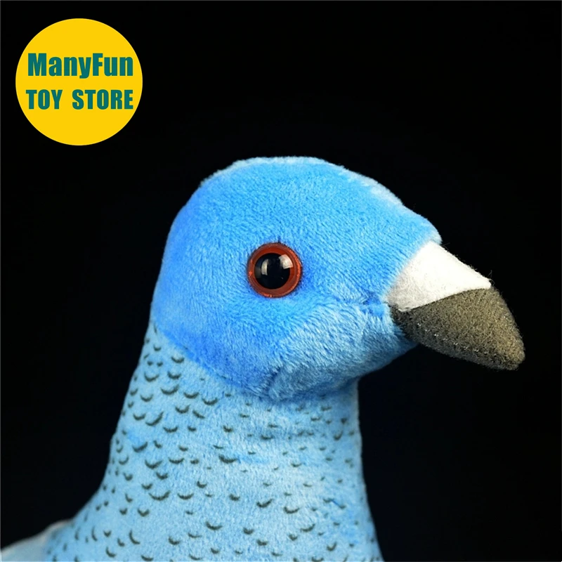 ตุ๊กตาพลาสติกนกพิราบจำลอง ของเล่นนกพิราบเหมือนจริง ตุ๊กตานกพิราบจำลอง ของขวัญสำหรับนักสะสม